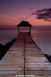 Jetty at Bel Ombre, Mauritius by David Stephens 